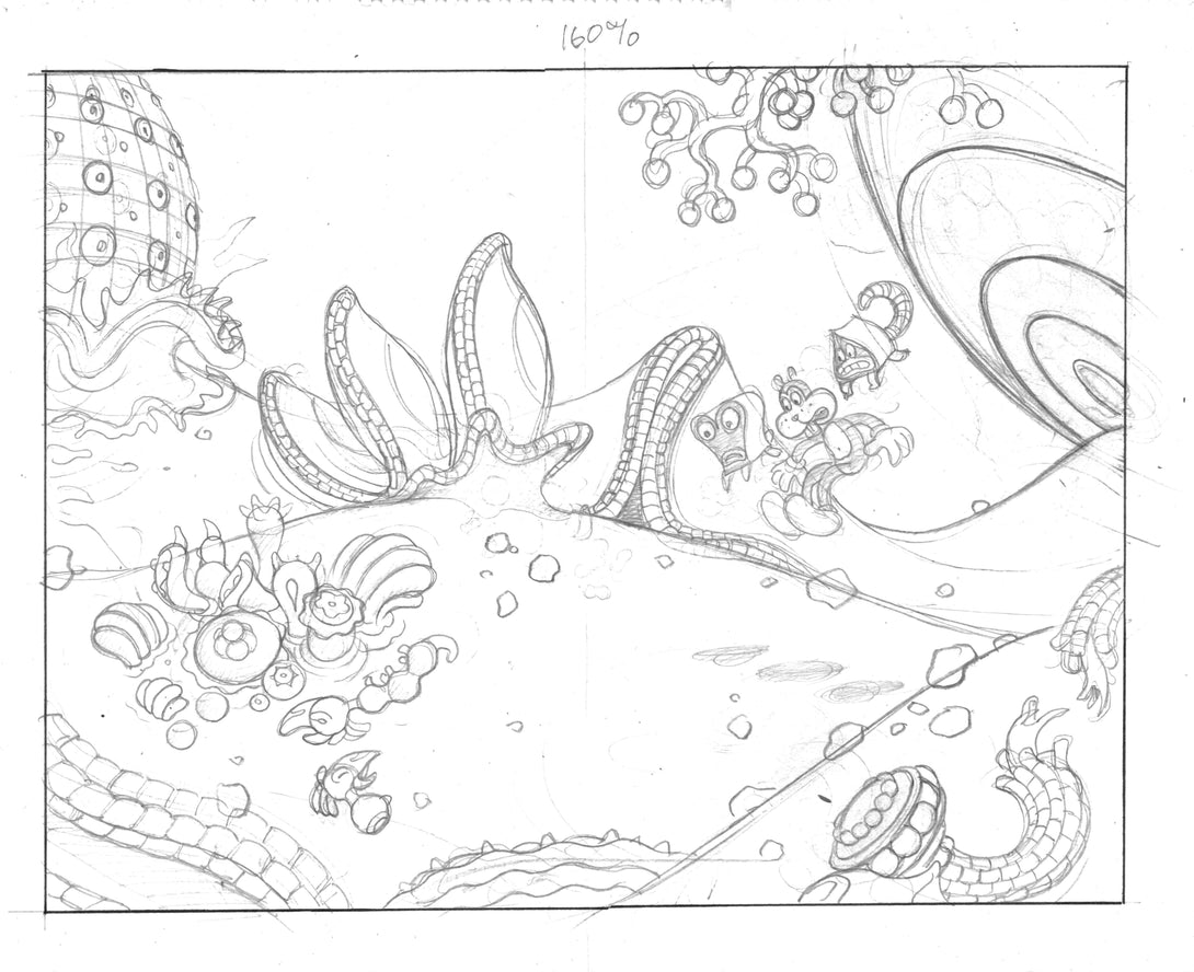 zPencil study for FRAN