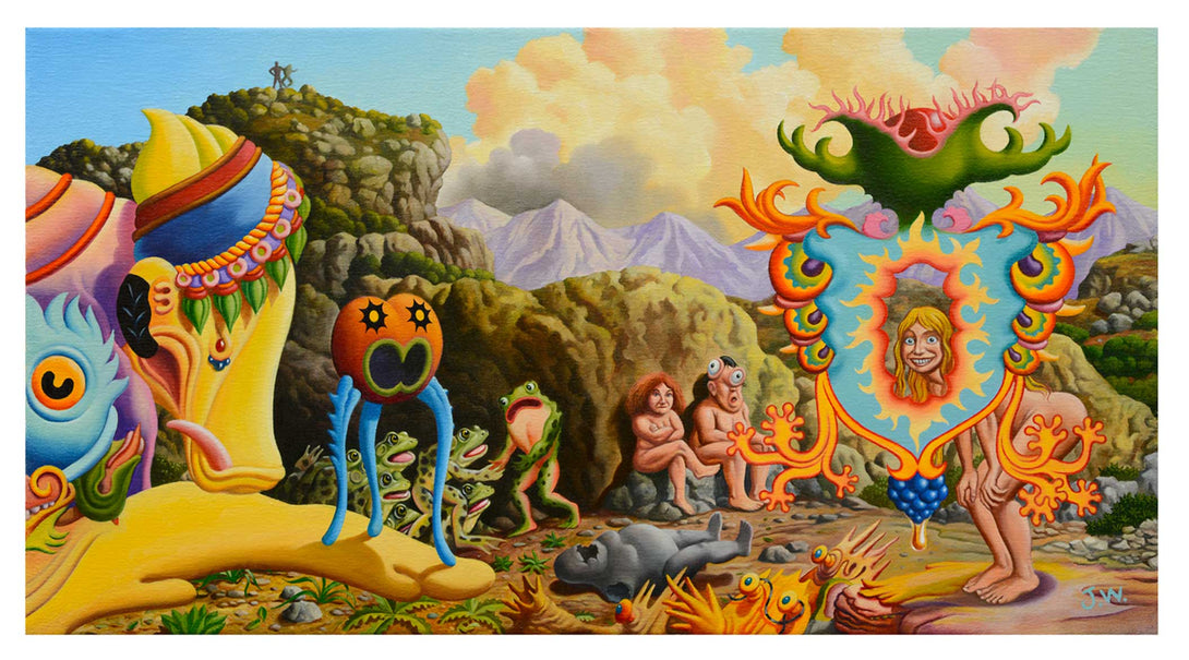 New! The Truce Between Men and Frogs PRINT!